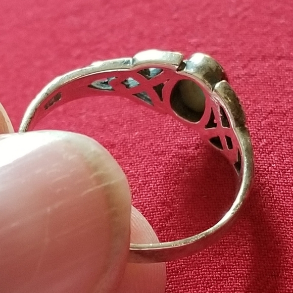 Sterling and turquoise ring - Picture 8 of 9